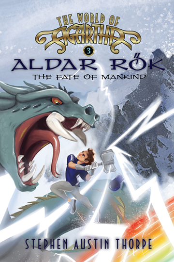 Cover image for Aldar Rok, the third book in The World of Agartha YA mythology series
