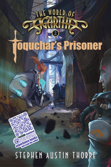 Cover of Toquchar's Prisoner book two of The World of Agartha fantasy books